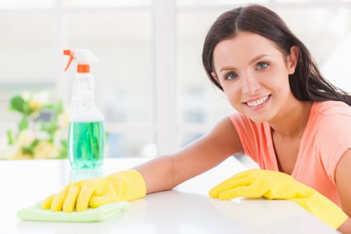 Professional curtain cleaning service for a Kennington home interior