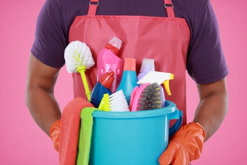 Professional steam carpet cleaning equipment in a Kennington home