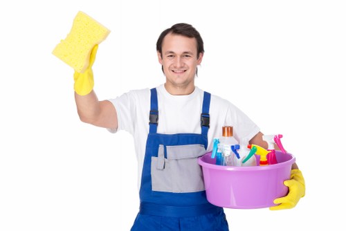 Local cleaner working in a Kennington terraced home