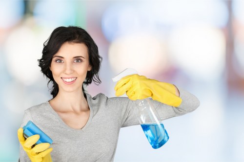 Vacuuming and dusting inside a Kennington apartment