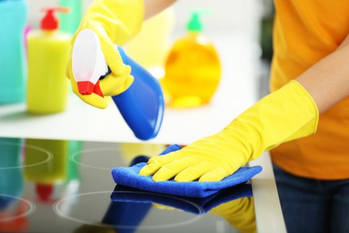 Detailed surface and floor cleaning in Kennington property