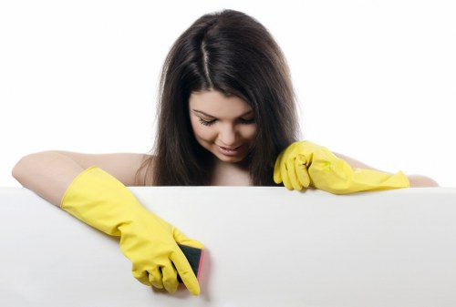 Regular communal cleaning for a mixed-use building in Kennington