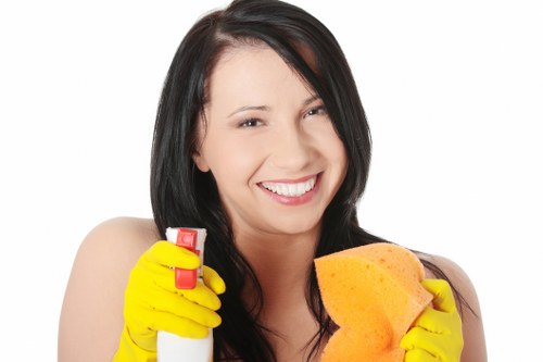 Local cleaning team maintaining a Kennington office kitchen and shared surfaces