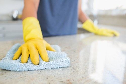 Local technician treating pet odour in a Kennington flat